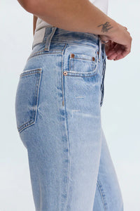 Pistola Cassie Super High Rise Straight Jean in Radiant