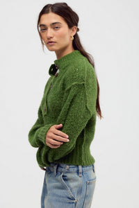 Free People Tucked Henley Pullover in Courtyard Combo