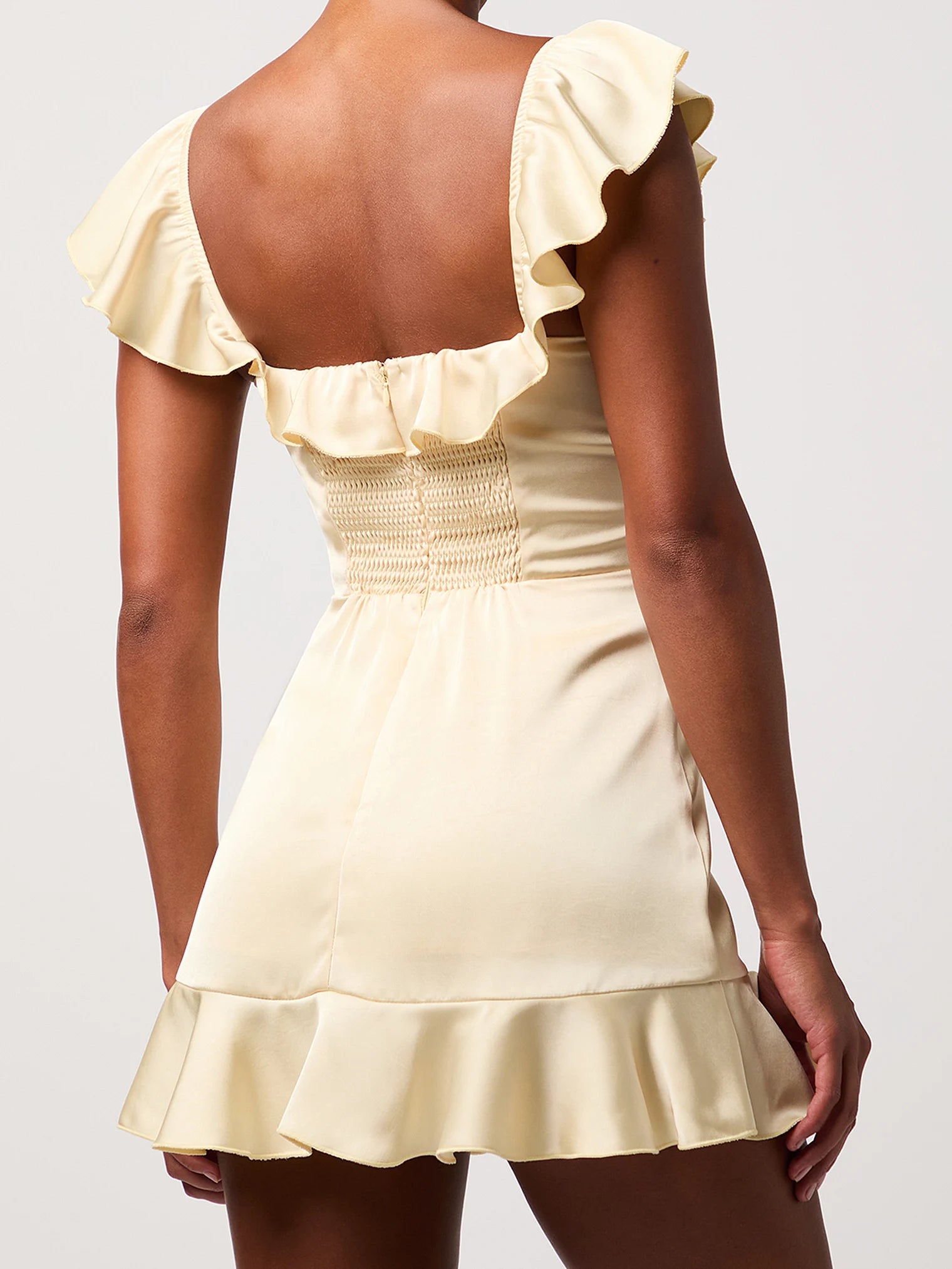 Lulu's Sunny Ruffle Mini Dress