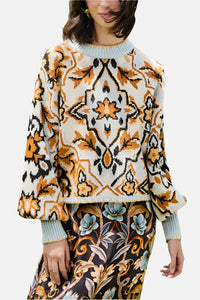 FARM Rio Winter Tapestry Sweater