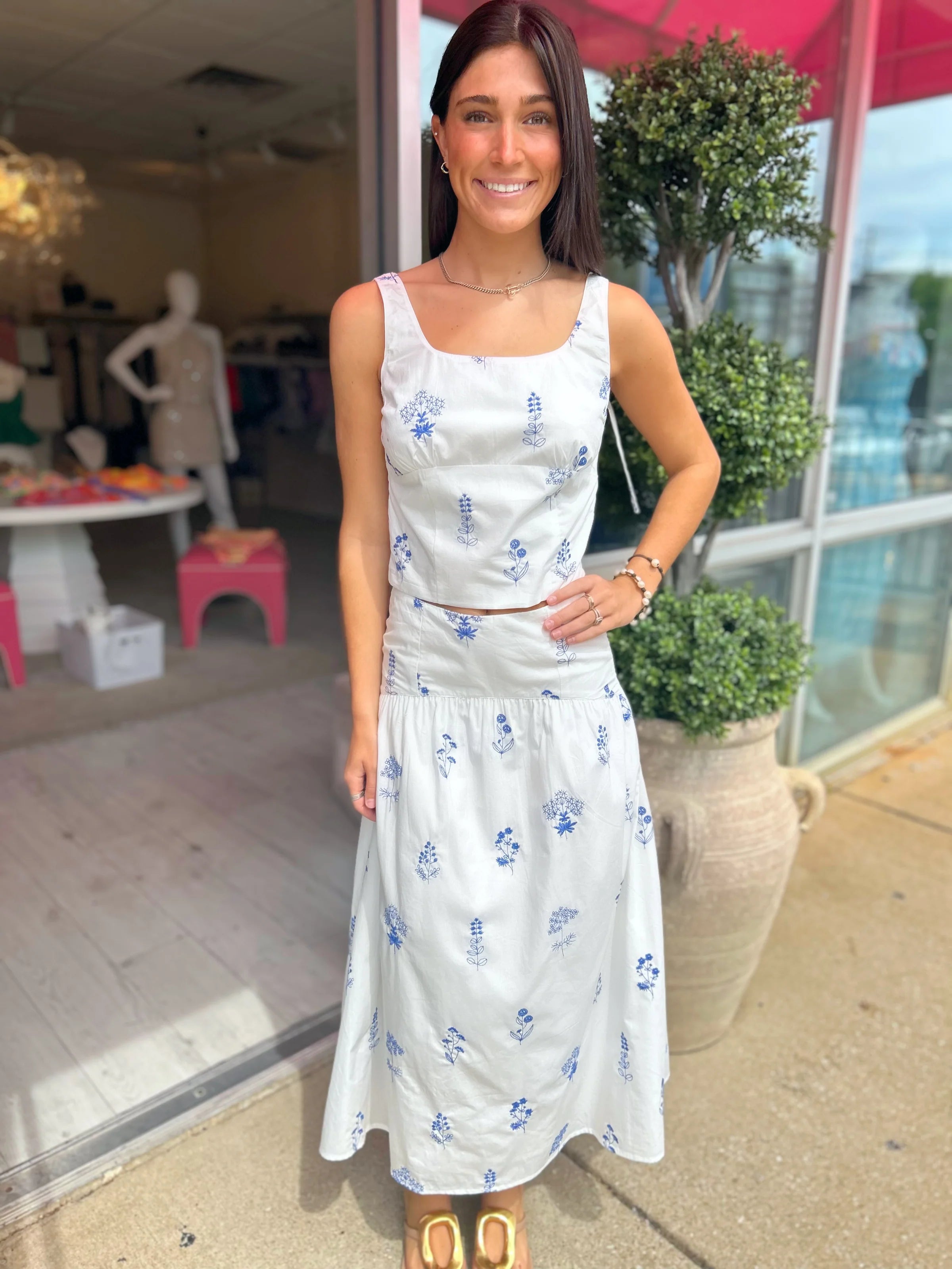 Nibi-MTK Demi Top & Odessa Maxi Skirt