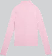 Deluc Nate Funnel Neck Sweater in Pink