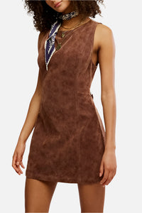 Free People Atlas Suede Mini Dress