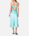 French Connection Oona Satin Strapless Midi Dress