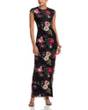 AFRM Cody Dress in Noir Summer Rose