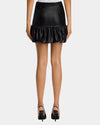 Steve Madden Annika Faux Leather Mini Skirt