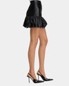 Steve Madden Annika Faux Leather Mini Skirt