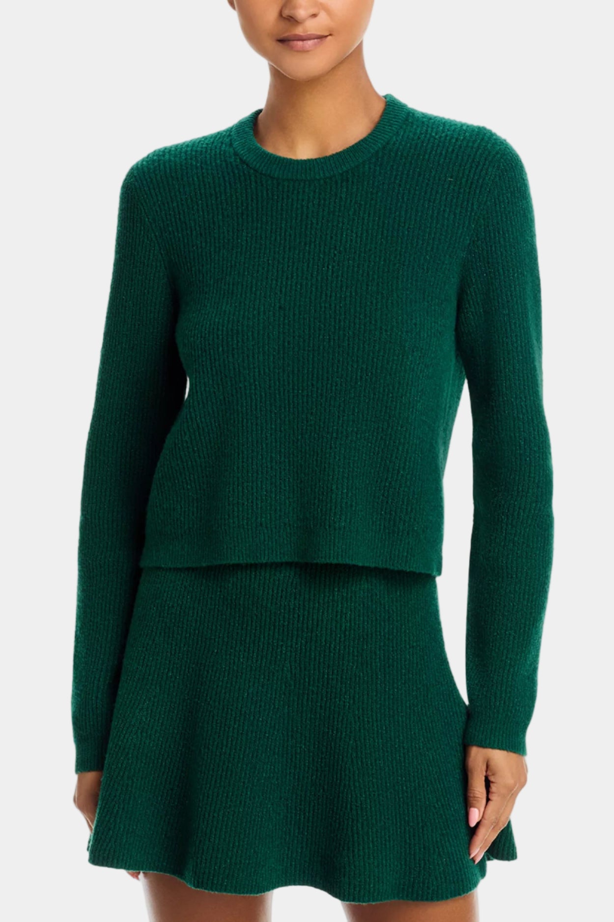 French Connection Vhari Knit Classic Sweater & Mini Skirt Set
