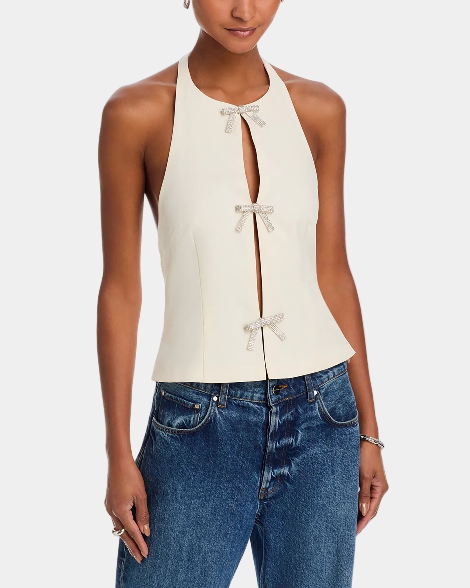 Steve Madden Juvia Top in Cream