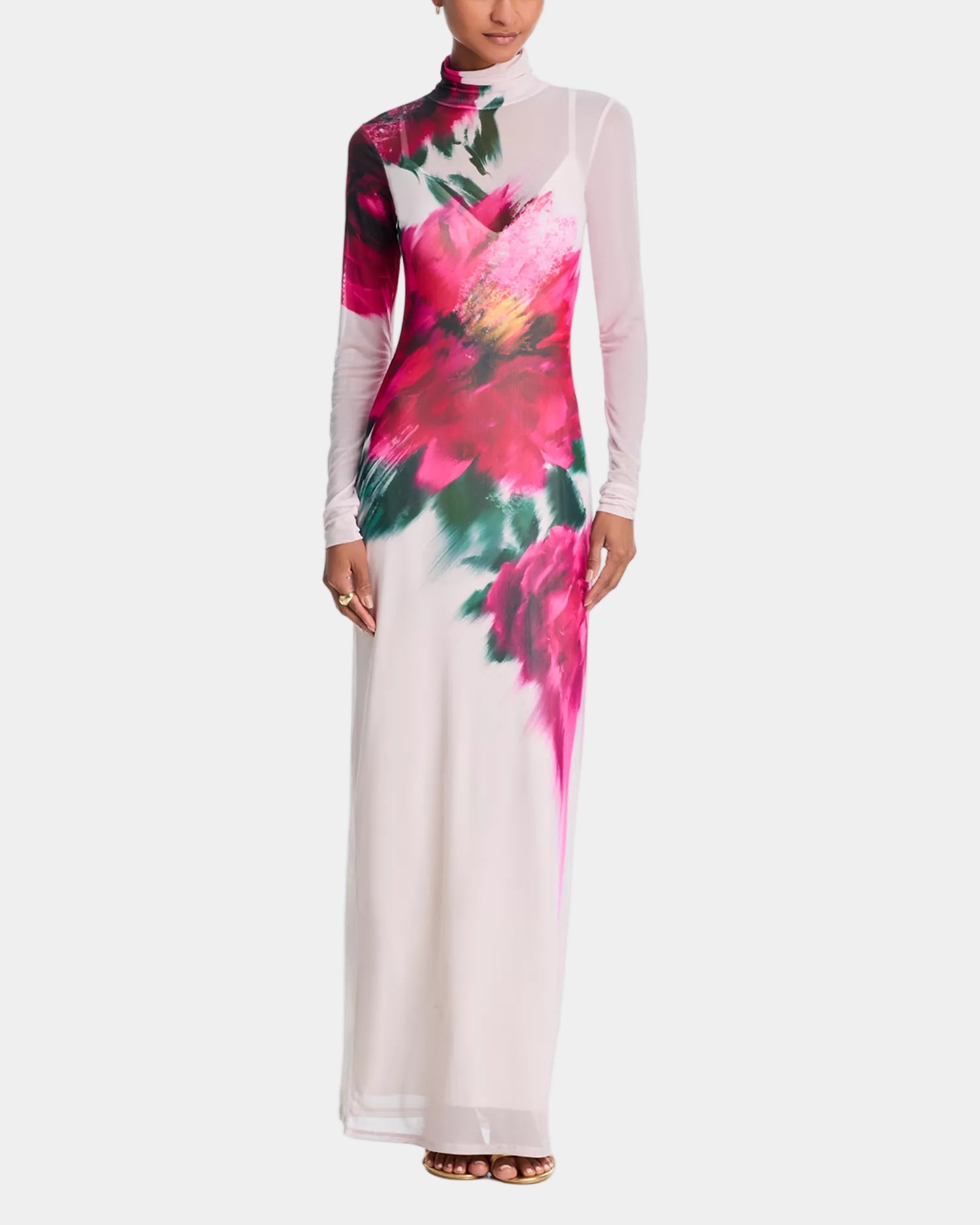 AFRM Billie Maxi Dress in Ivory Blossom