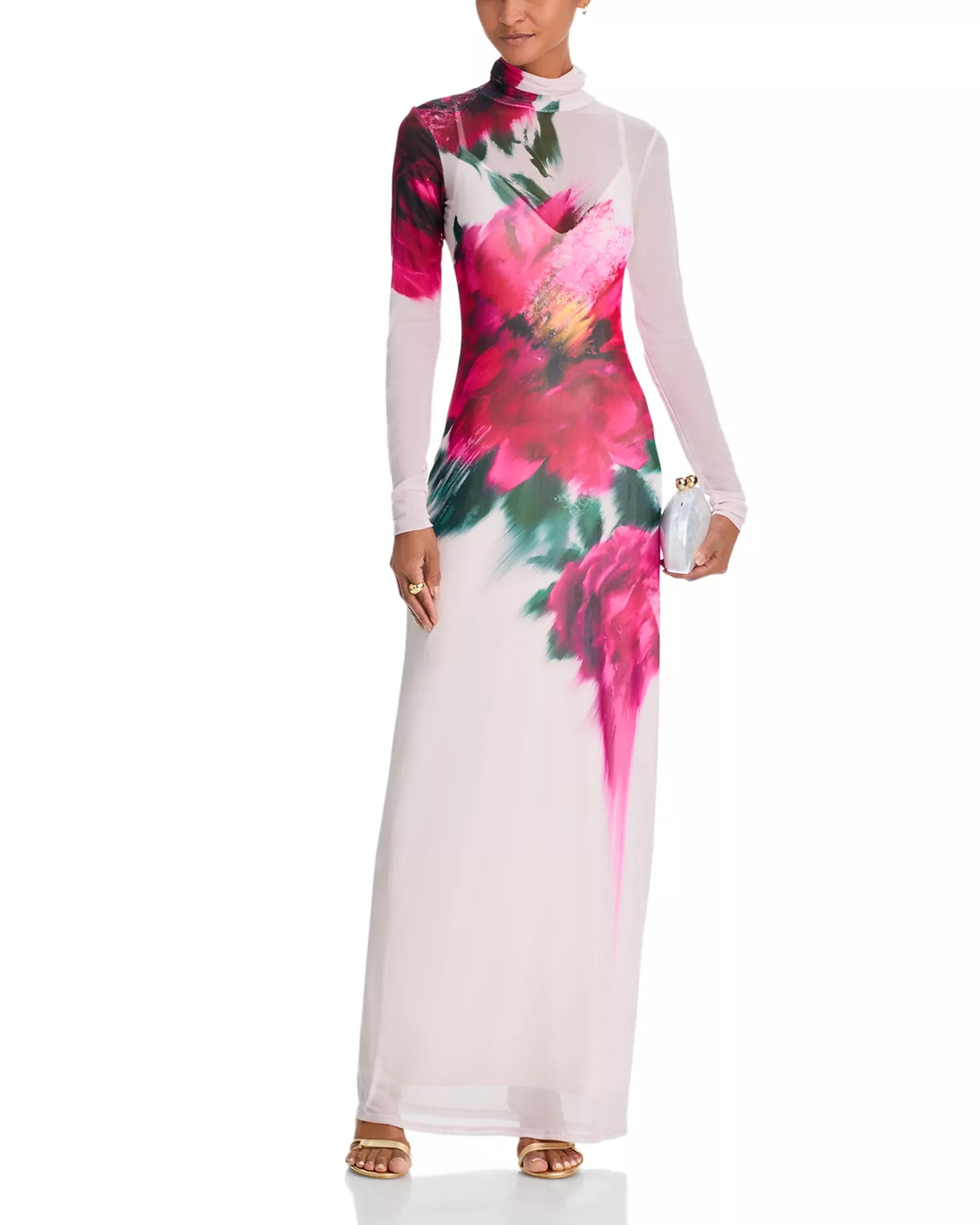 AFRM Billie Maxi Dress in Ivory Blossom