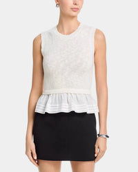 French Connection Pascale Cotton Poplin Top