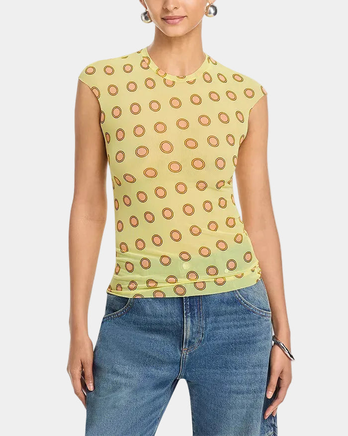 AFRM Nina Top in Deco Dot