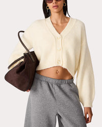 Steve Madden Mica Button Front Sweater