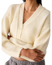 Steve Madden Mica Button Front Sweater