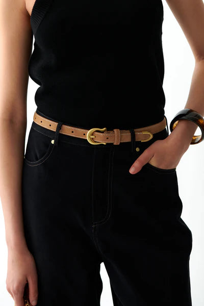 SANCIA Adela Belt in Cashew