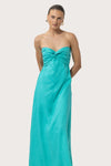 LUSANA Melody Linen Maxi Dress