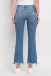 Quince Mid Rise Ankle Bootcut Jeans