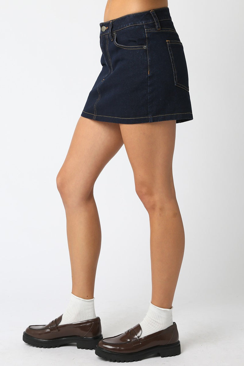 Jamie Mini Denim Skirt