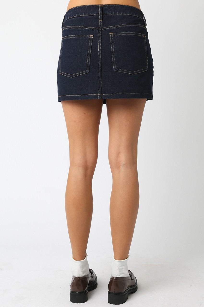 Jamie Mini Denim Skirt