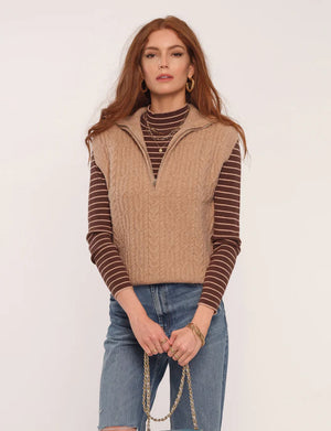 Heartloom Kylia Vest in Ivory & Doe