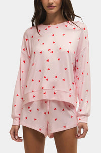 Z Supply Mira Top & Love First Heart Shorts Set