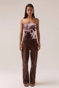 Sovere Afterlight Mesh Bodice Top