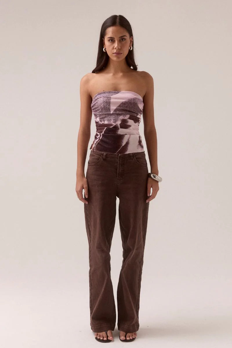 Sovere Afterlight Mesh Bodice Top
