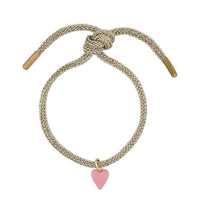 HART Gold Lurex Bracelet with Mini Heart
