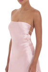 Stratton Satin Pearl Mini Dress