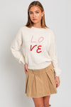 Val "LOVE" Pullover Sweater