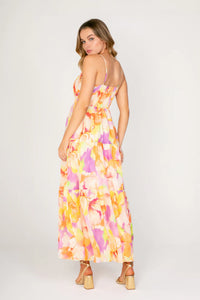 Lavender Brown Aurora Maxi Dress