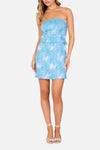 Lavender Brown Jolie Belted Dress