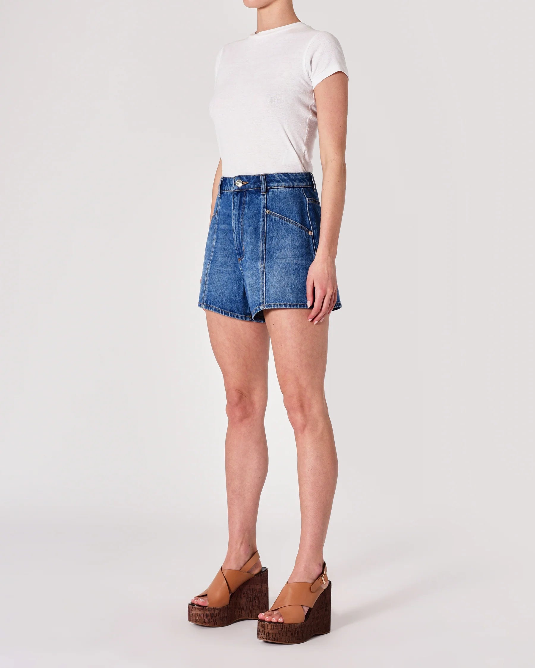 Rolla's Mirage Deco Denim Shorts