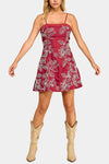Birdie Embroidery Mini Dress