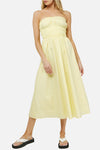 Lola Poplin Tube Maxi Dress