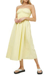 Lola Poplin Tube Maxi Dress