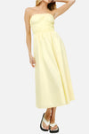 Lola Poplin Tube Maxi Dress