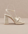 Zoey Knotted Band Platform Heel