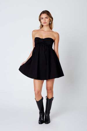 Lele Audrey Strapless Mini Dress