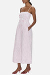 Pistola Bianca Striped Bodice Dress