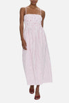 Pistola Bianca Striped Bodice Dress