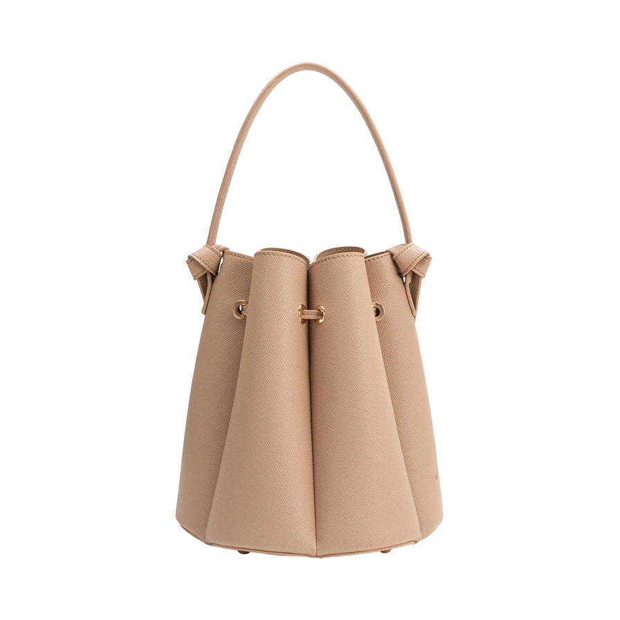 Melie Bianco Laguna Top Handle Bag in Nude