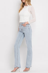 90's Vintage Stretch Straight Jeans