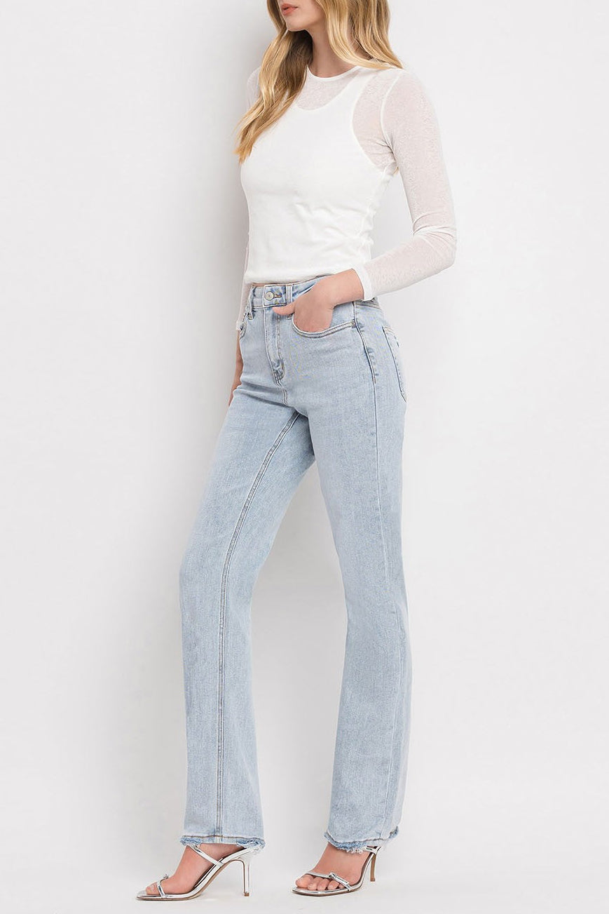 90's Vintage Stretch Straight Jeans