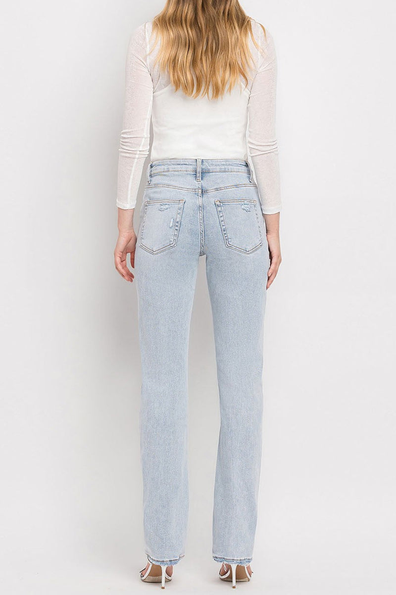 90's Vintage Stretch Straight Jeans