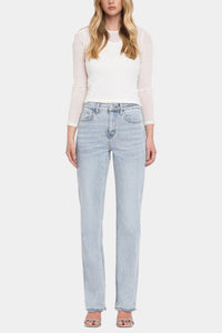 90's Vintage Stretch Straight Jeans