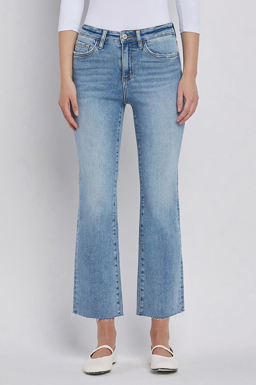 Waiting High Rise Kick Flare Jeans