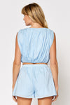 Carrie Sleeveless Eyelet Top