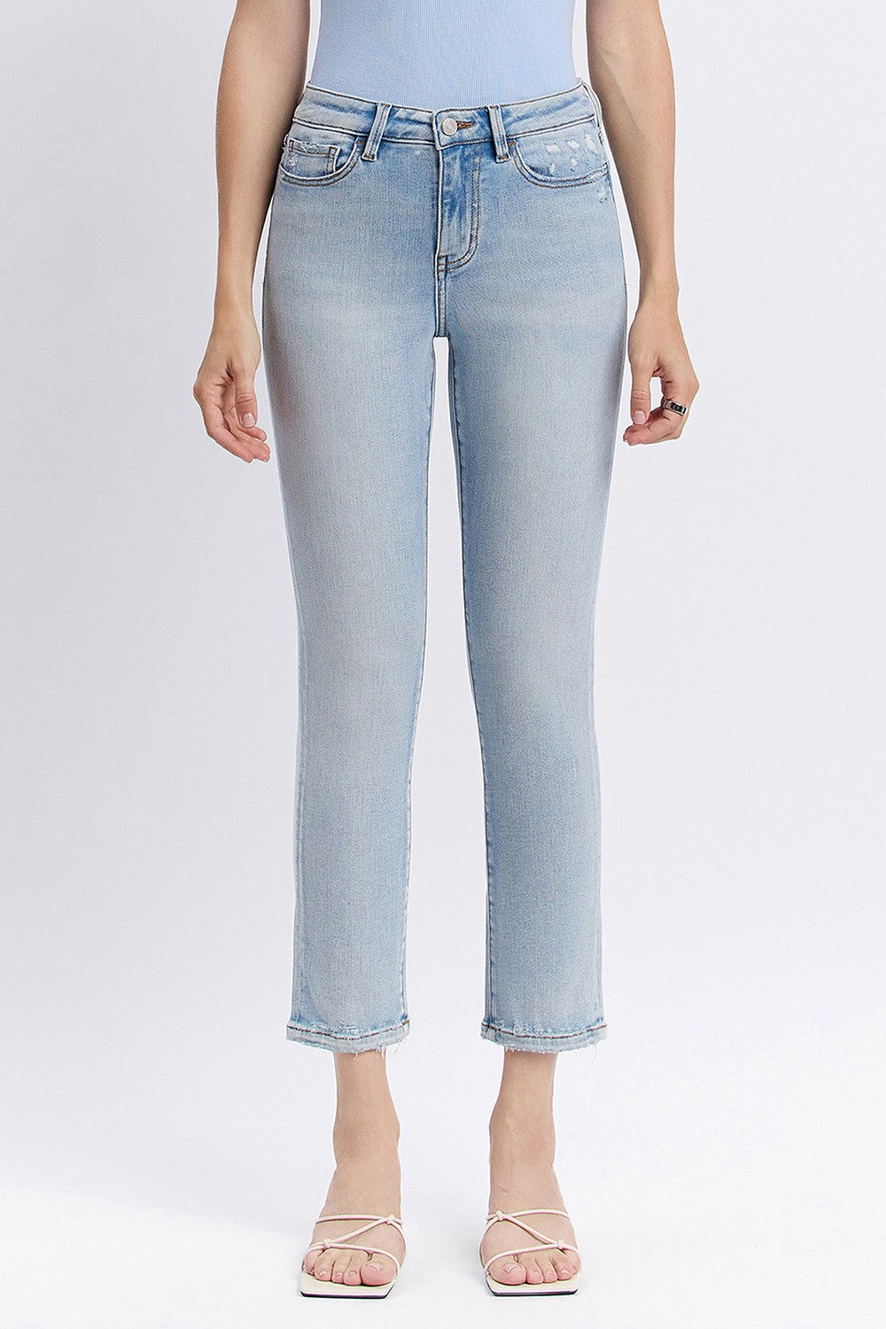 Jade High Rise Slim Straight Jeans